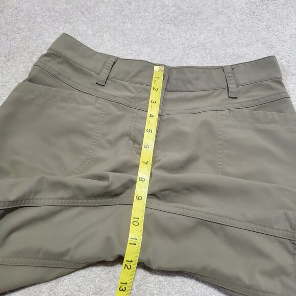 MEC Lightweight Hiking Shorts Gorpcore Nylon Blend Olive Green Women's 6 x 8" - Picture 11 of 13